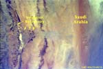 Irrigation reservoirs in Saudi Arabia